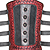 Tooled And Studded Bracer - Leather