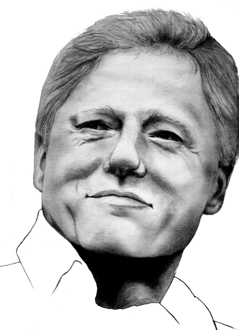 Portrait Of Bill Clinton
